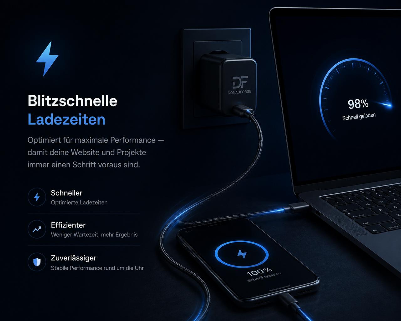 Blitzschnelle Ladezeiten — optimiert für maximale Performance